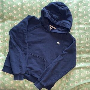 Tory Sport Raglan French Terry Hoodie • Sweatshirt Navy Blue
